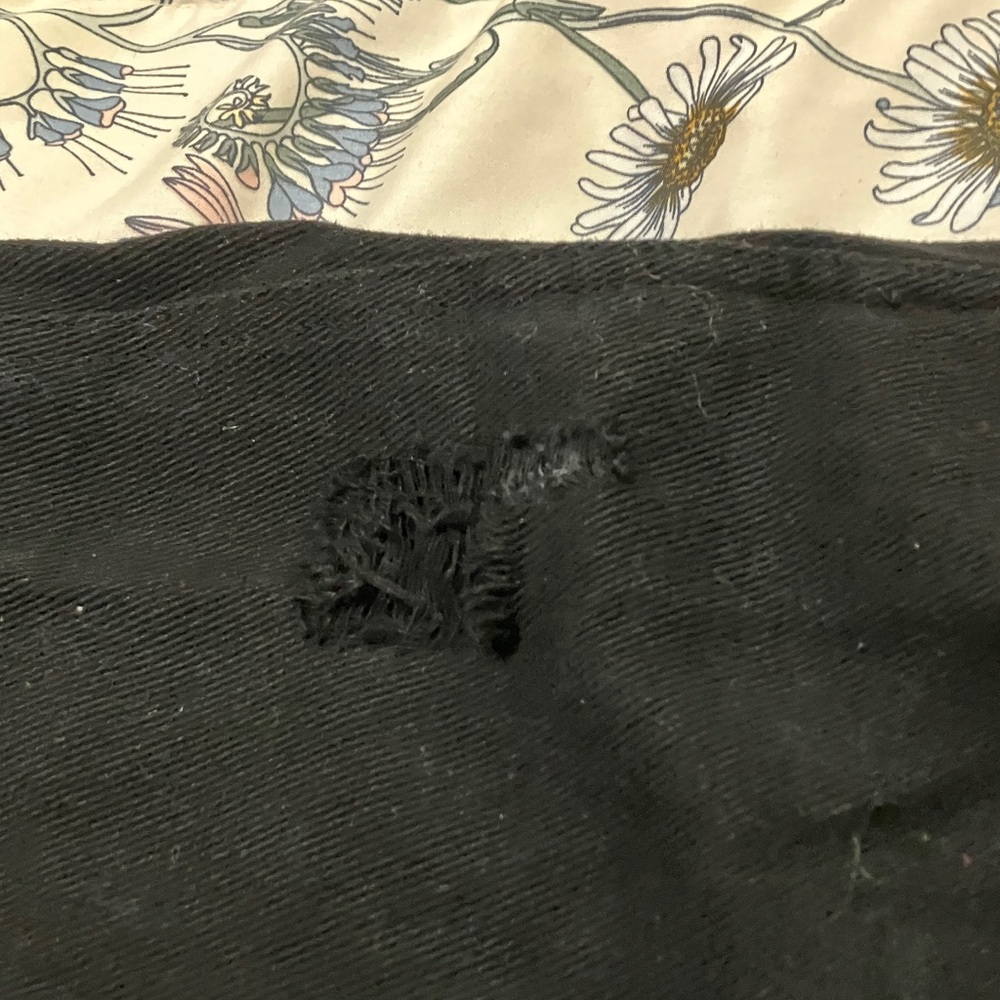 Black Women's Jeans Overalls - Picture 3 of 6
